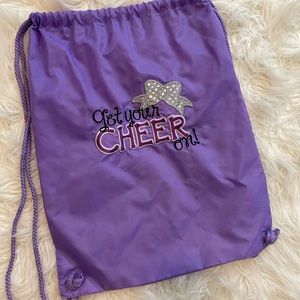 Cheer drawstring backpack